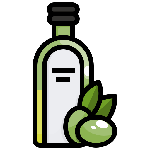 Bottle of extra virgin organic olive oil from Fruto Farmers
