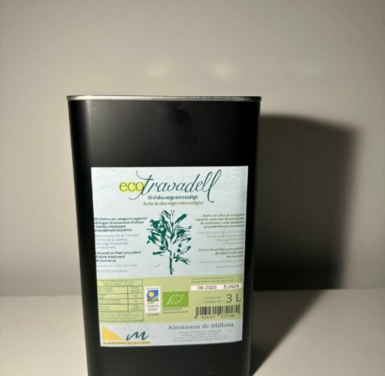 Extra Virgin Organic Olive Oil 3L